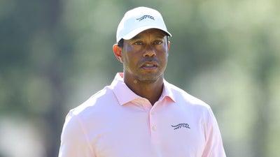Tiger Woods Speaks To Media At  U.S. Open