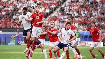 England Plays To 1-1 Draw With Denmark
