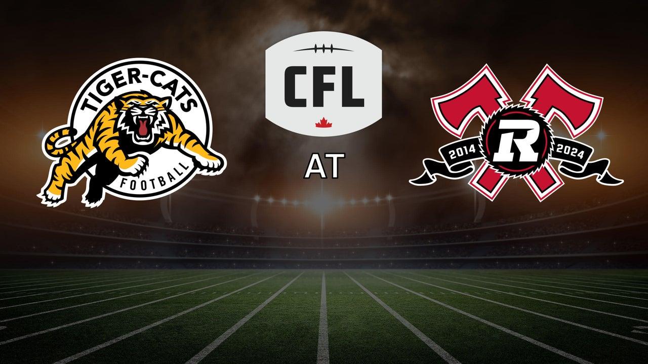 CFL Football - Hamilton Tiger-Cats at Ottawa Redblacks