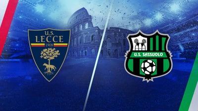 Lecce vs. Sassuolo