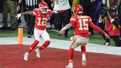 Game-winner in OT! Mahomes TD pass to Hardman clinches Chiefs' 2nd straight Super Bowl title