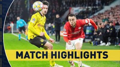 PSV vs. Borussia Dortmund | Champions League Match Highlights (2/20) | Scoreline