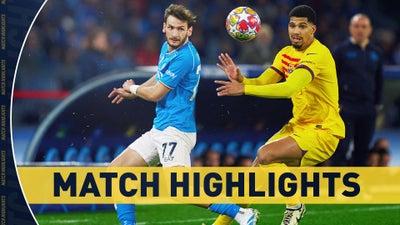 Napoli vs. Barcelona | Champions League Match Highlights (2/21) | Scoreline