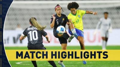 Brazil vs. Puerto Rico | W Gold Cup Match Highlights (2/21) | Scoreline