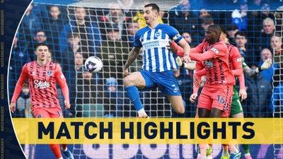 Brighton vs. Everton | Premier League Match Highlights (2/24) | Scoreline