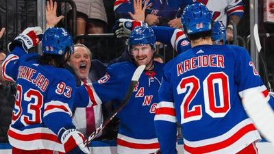 Rangers Become 1st Team To Clinch Playoff Spot, Beat Flyers In OT