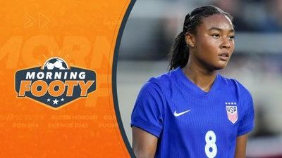 USWNT Star Jaedyn Shaw Joins The Show! | Morning Footy