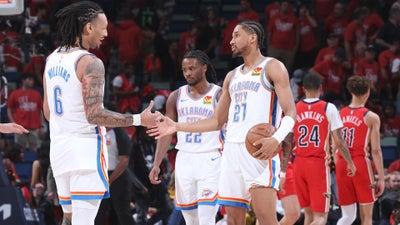 Thunder Roll Past Pelicans To Take 3-0 Series Lead