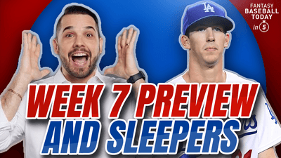 Week 7 Preview! Two-Start Pitchers & Sleeper Hitters